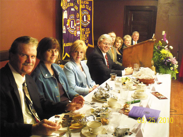 Marcia Lightsey, second from left, was honored for her contributions to the cattle industry