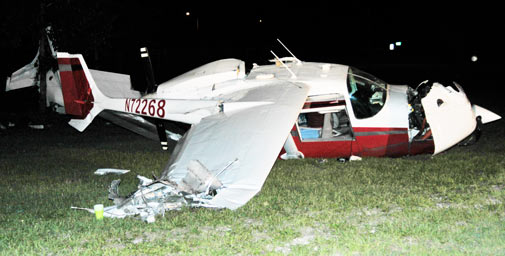 A multi-engine Cessna crashed near High Springs Community School Thursday evening